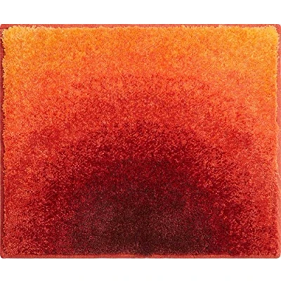 Image of Grund Bath Mat, Ultra Soft and Absorbent, Anti Slip, 5 Years Warranty, SUNSHINE, Small Mat 50x60 cm, Orange