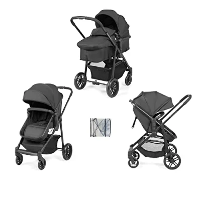 Image of Ickle Bubba Star 2 in 1 Pushchair Black