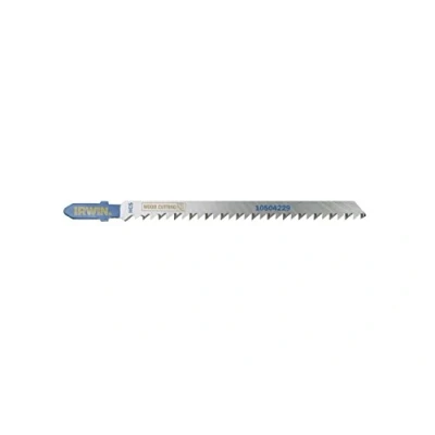 Image of Irwin Wood Cutting Jigsaw Blades (5) 8TPI Bayonet Fitting 115mm