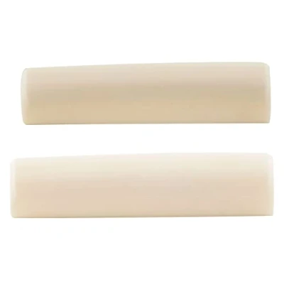 Image of Musiclily Guitar Bone Nut Blank for USA Les Paul Epiphone Style Electric/Acoustic Guitar,43x6x9mm (2 Pieces)