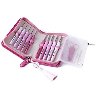 Image of Tulip Crochet Hook, Pink, One Size