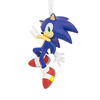 Image of Hallmark Sonic The Hedgehog Action Pose Christmas Ornament