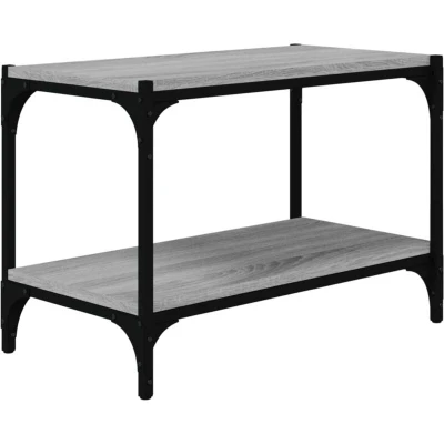 Image of vidaXL TV Cabinet Grey Sonoma 60x33x41 cm Engineered Wood and Steel