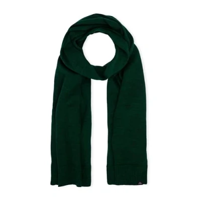 Image of DANISH ENDURANCE Merino Wool Scarf, Premium Quality, Soft, Warm Neckwear, for Winter, Men and Women, Dark Green, One Size