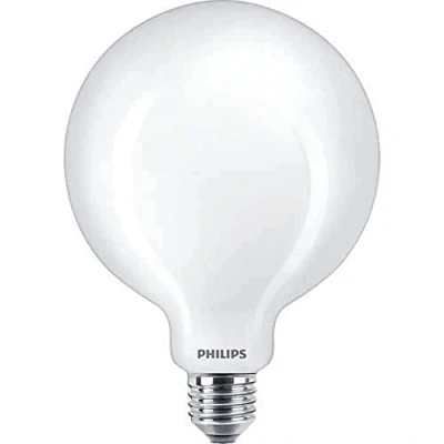 Image of Philips LED Premium Classic G120 Frosted Light Bulb Globe [E27 Edison Screw] 10.5W 100W Equivalent, Cool White 4000K, Non Dimmable