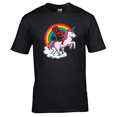 Image of Deadpool Unicorn Black 3XL