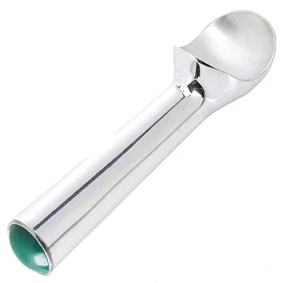 Image of BarBits Ice Cream Scoop Dipper Colour Coded with Liquid Filled Handle (Hand Wash Only) Green