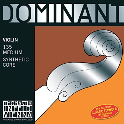 Image of Thomastik Single string for Violin 4/4 Dominant G Synthetic Core, Silver Wound, Strong