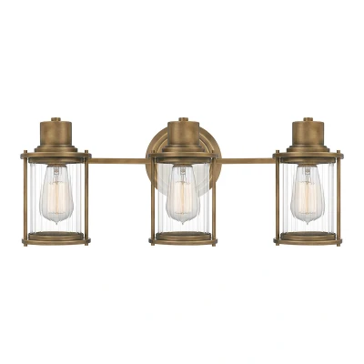 Image of Quoizel Riggs Wall Lamp Weathered Brass, IP44