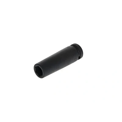 Image of GEDORE red Impact wrench Socket, 1/2&quot; 12.5 mm drive, Hex, AF 14 mm, Long, Machine operated, carmotive, R63001416