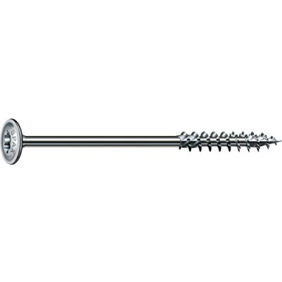 Image of Spax Wood Screw 6.0 x 180 mm Pack of 100, T Star Plus, Overhead, Partial Thread, 4Cut mm, WIROX A3J, 251010601805