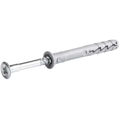 Image of Rawl FX N L Nylon Hammer In Fixing with Countersunk Head Screw 6mm 50mm Pack of 100
