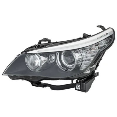 Image of E12306, E12307 Headlights HELLA 1ZS 169 009 131 BMW: 5 Saloon, Touring