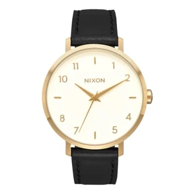 Image of Nixon Women&#039;s Arrow Leather Analog Display Quartz Watch