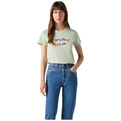 Image of Levi&#039;s Women&#039;s The Perfect Tee T Shirt, Coloring Book Poppy, S