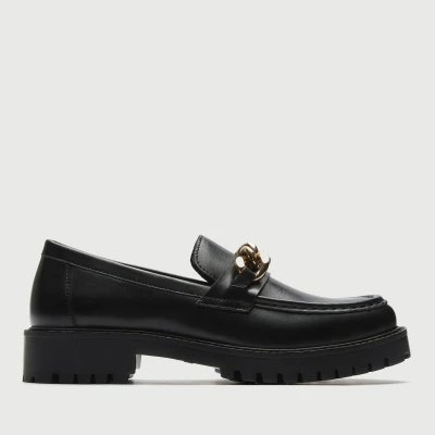 Image of Walk London Women&#039;s Clara Leather Loafers UK 7