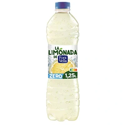 Image of MINERAL WATER FONT CANDLE LA Lemonade ZERO PET 1.25 L (Pack of 6 Bottles)