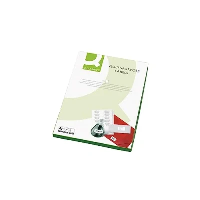 Image of Q Connect Multipurpose Copier Labels 210x287mm 1 Per Sheet White (500 Pack) KF02247