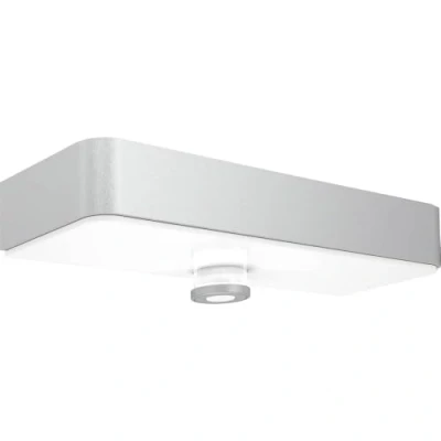 Image of Steinel Solar Light XSolar SOL O S Silver, 360 6 m Motion Detector, Twilight Sensor, Soft Start, Basic