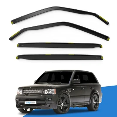 Image of EdgeVisors Wind Deflectors Set Fits: Range Rover Sport MK1 2005 2012 5 Door SUV 4pc
