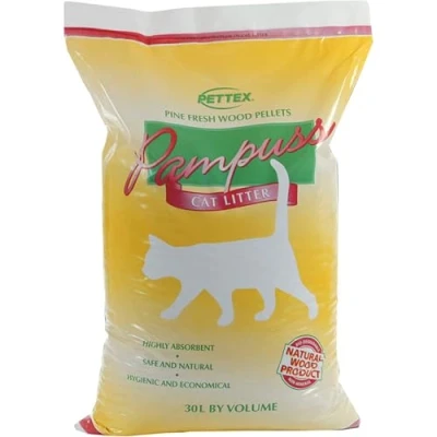 Image of Pettex Pampuss Woodbase Cat Litter 30 Litre
