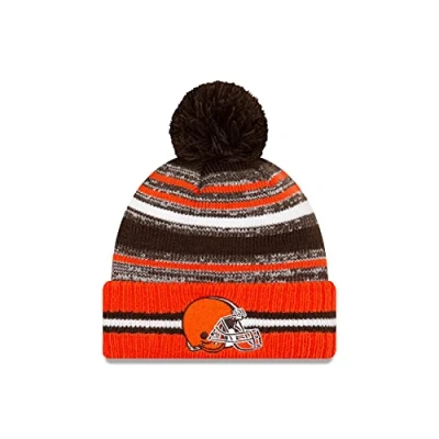 Image of New Era NFL ON FIELD Sideline Knit Beanie Cleveland Browns