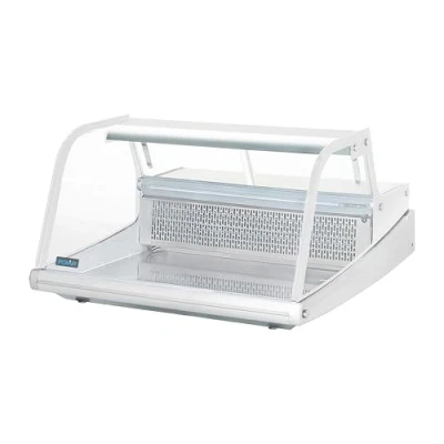 Image of Polar Refrigeration G Series 200 W Serve Over Counter Fish Display Fridge 175 Litre, White, Temp Range: 2 to 12C, LED Lighting, Easy Drainage System, Size: 560 x 915 890 mm, GE960