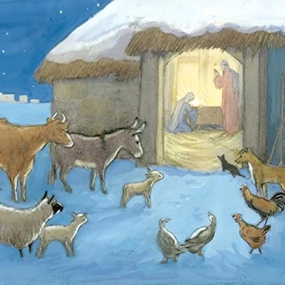 Image of Museums &amp; Galleries Pack of 8 Artistic Charity Christmas Cards (MG 288918 XAE) Traditional From The Nativity by Molly Brett 1 Design