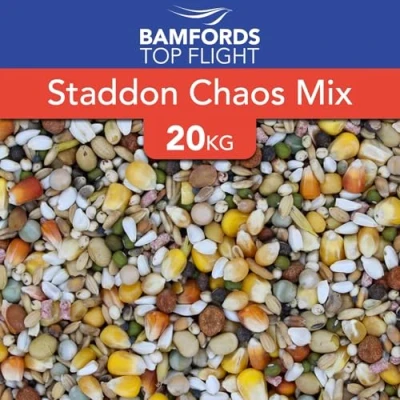 Image of Bamfords Top Flight Staddon Chaos Mix Pigeon Seed 20kg
