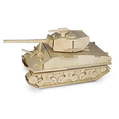 Image of Quay Sherman Tank Woodcraft Construction Kit FSC
