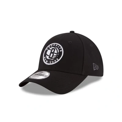 Image of New Era Brooklyn Nets 9forty Adjustable Cap The League Black One Size