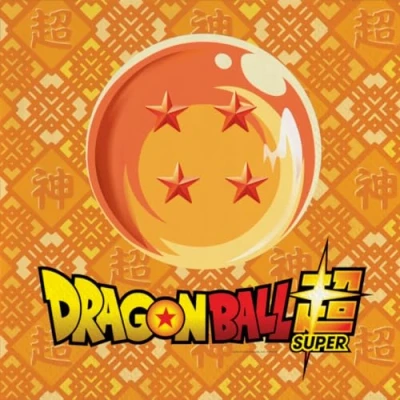 Image of CONVER PARTY Dragon Ball Paper Napkins, 20 Units 33 cm, Perfect for Themed Parties and Celebrations
