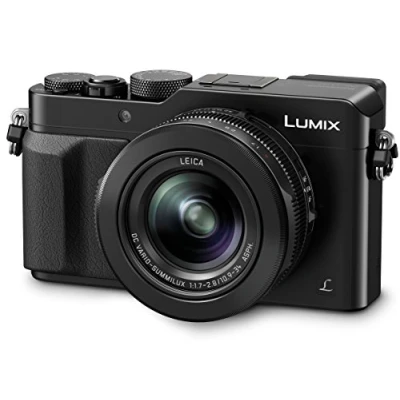 Image of Panasonic Lumix DMC Lx100 Digital Cameras 16.84 Megapixels 3X Optical Zoom Black (Renewed)