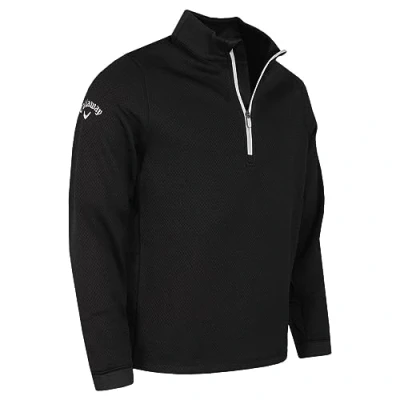 Image of Callaway Golf Mens Hex Fleece Sweater Caviar L