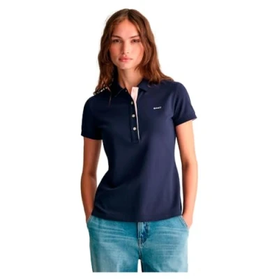 Image of GANT Polo shirt, Women&#039;s, Size: Large, Marine