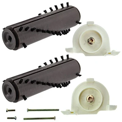 Image of SPARES2GO Complete Brushroll + End Caps Kit Compatible with GTech AirRam DM001 AR02 AR01 AR03 AR05 Cordless Vacuum Cleaner