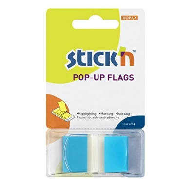 Image of Stick N 25mm Pop Up Flag Blue