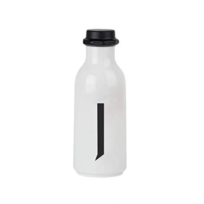 Image of Design Letters Personal Tritan Water Bottle (J) 500ml BPA Free and BPS Leak Proof Drinking in Nordic for Adult, Kids, Outdoor, Office, Sports, School, Available from A Z