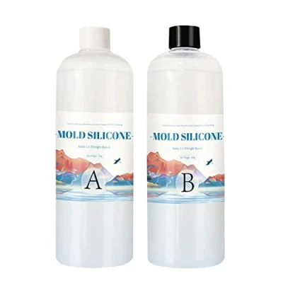 Image of Fulenyi Liquid Silicone Translucent Clear Mould Resin Epoxy Casting Candle Moulds Manual Making Ratio 1:1