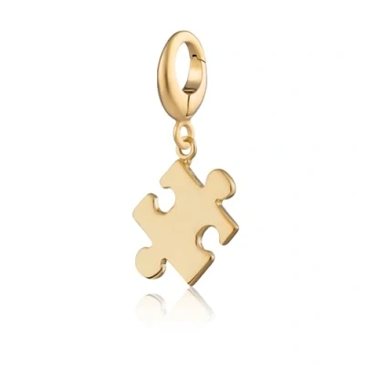 Image of Lily Charmed 18ct Gold Plated Jigsaw Charm