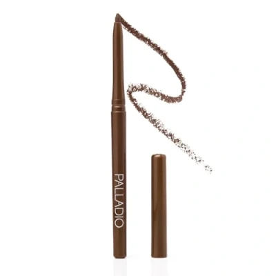 Image of Palladio Waterproof Screw Out Eye Pen, Rich in Pigments and Creamy, Easy to Use, Long Lasting Smudge proof Eyeliner, Brownie