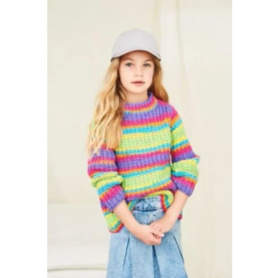 Image of Stylecraft 10045 Child Chunky Tank Top Sweater Knitting Pattern