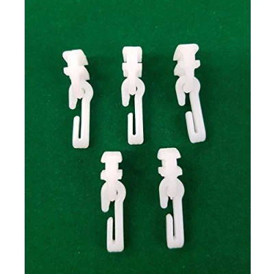Image of Silent Gliss 20 x Genuine Gliders 3534 with 3571 Small Hook For Campervans