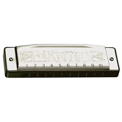 Image of Tombo 1610FS Folk Blues 10 Hole Diatonic Harmonica F#