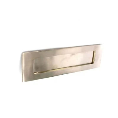 Image of Securit Brushed Nickel Letter Plate 250mm