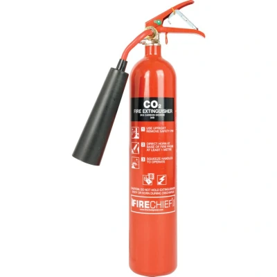 Image of Firechief FXC2S CO2 Extinguisher, Steel, XTR, 2 kg, Red
