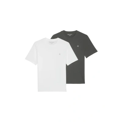 Image of Marc O&#039;Polo Men&#039;s 421205809102 T Shirt, F00, M (Pack of 2)