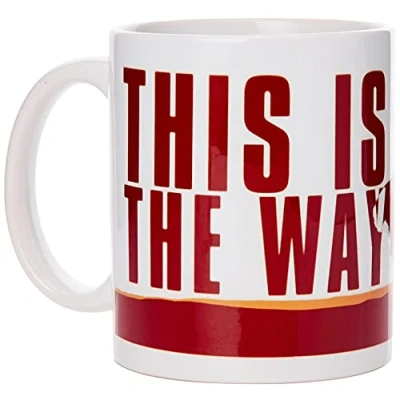Image of Pyramid Star Wars The Mandalorian Mug This is Way, White