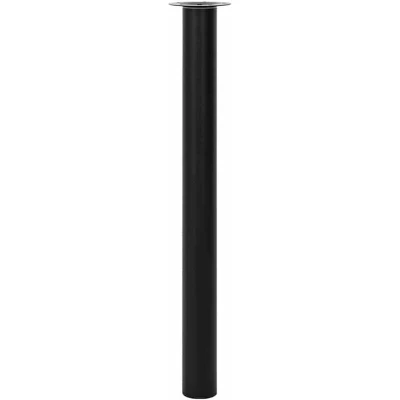 Image of vidaXL 2 Telescopic Table Legs Black 710 mm 1100
