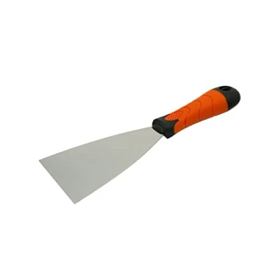 Image of Solid® 80mm/3Inch Wall Scraper Plastering Rendering Decorating Soft Grip Stainless Steel